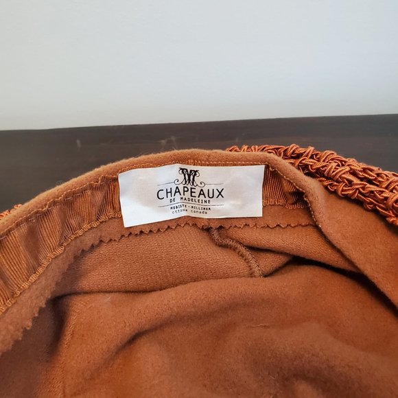 Silk chenille woven women's hat - Picture 2 of 3